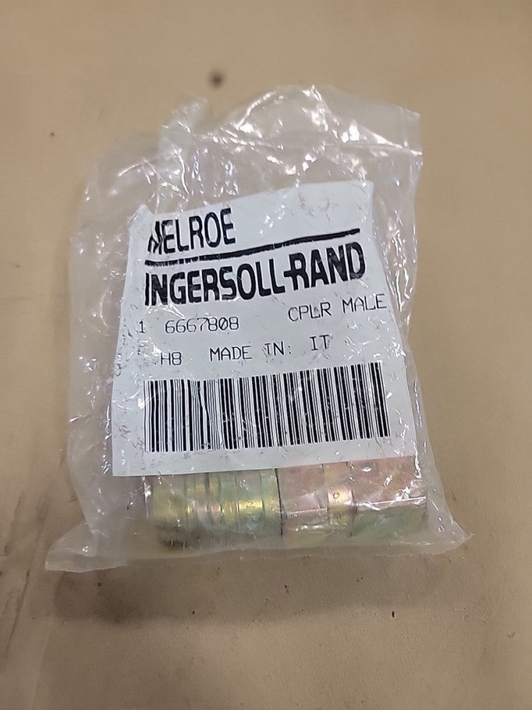 Ingersoll Rand 6667808 Flat Face Coupler Compatible With Bobcat 2FFJ12