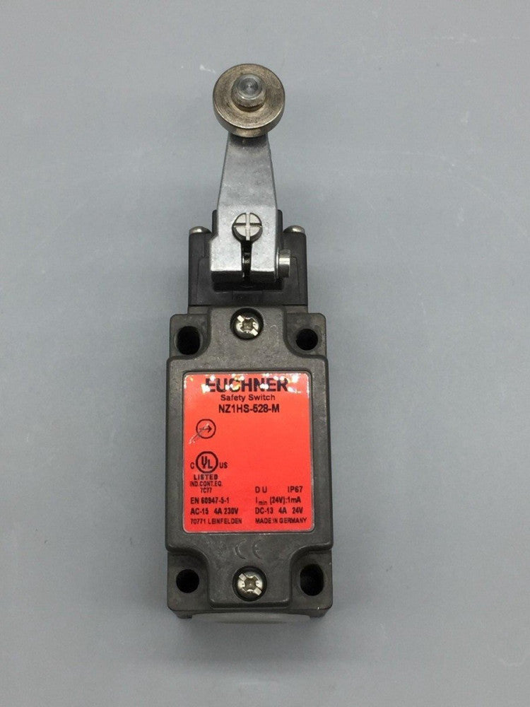 NEW EUCHNER NZ1HS-528-M SAFETY LIMIT SWITCH W/LEVER 24VDC TESTED 