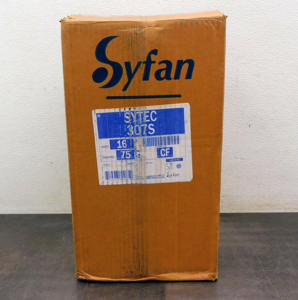 Syfan Sytec 307S Single Layer Heat Shrink Film 16" Width 75 G Thick 3500 ft Long