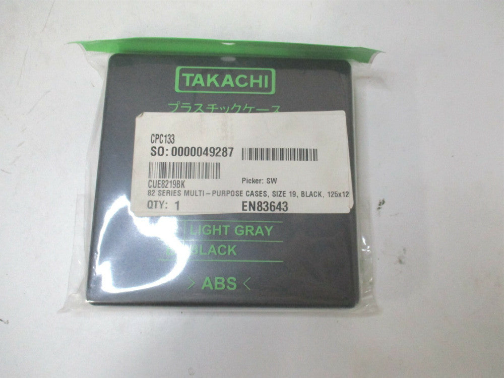 Takachi (CU8219BK) 125 x 125 x 25 Black Plastic Multipurpose ABS Enclosure