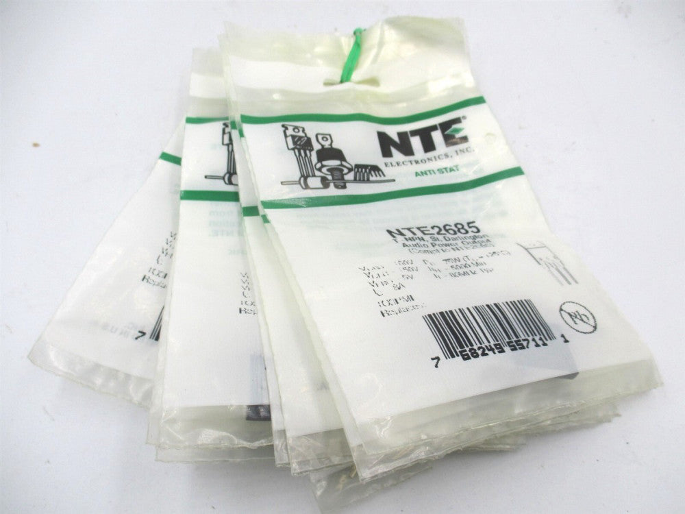 NTE Electronics (NTE2685) 150 V 8 A 80MHz 75 W Bipolar Transistor - Lot of 9 