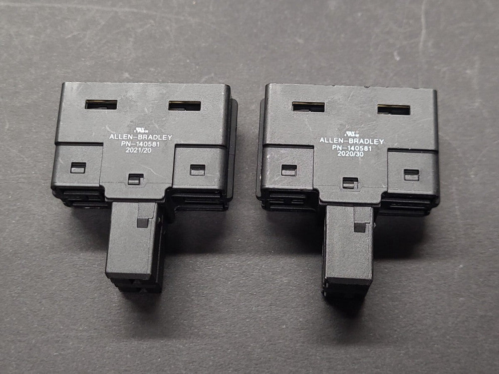 Lot of 2 New Allen Bradley PN-140581 Kinetix Servo Drive Bus T Connectors