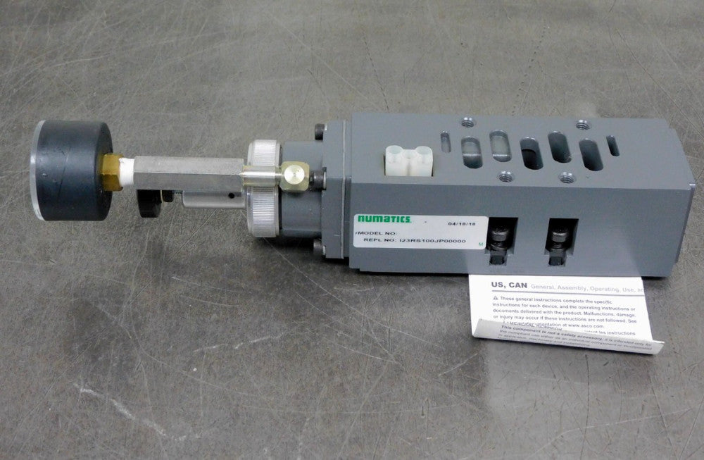 Numatics I23RC100JP00000 Valve Pressure Regulator 3/8" NPT 10-130 PSIG