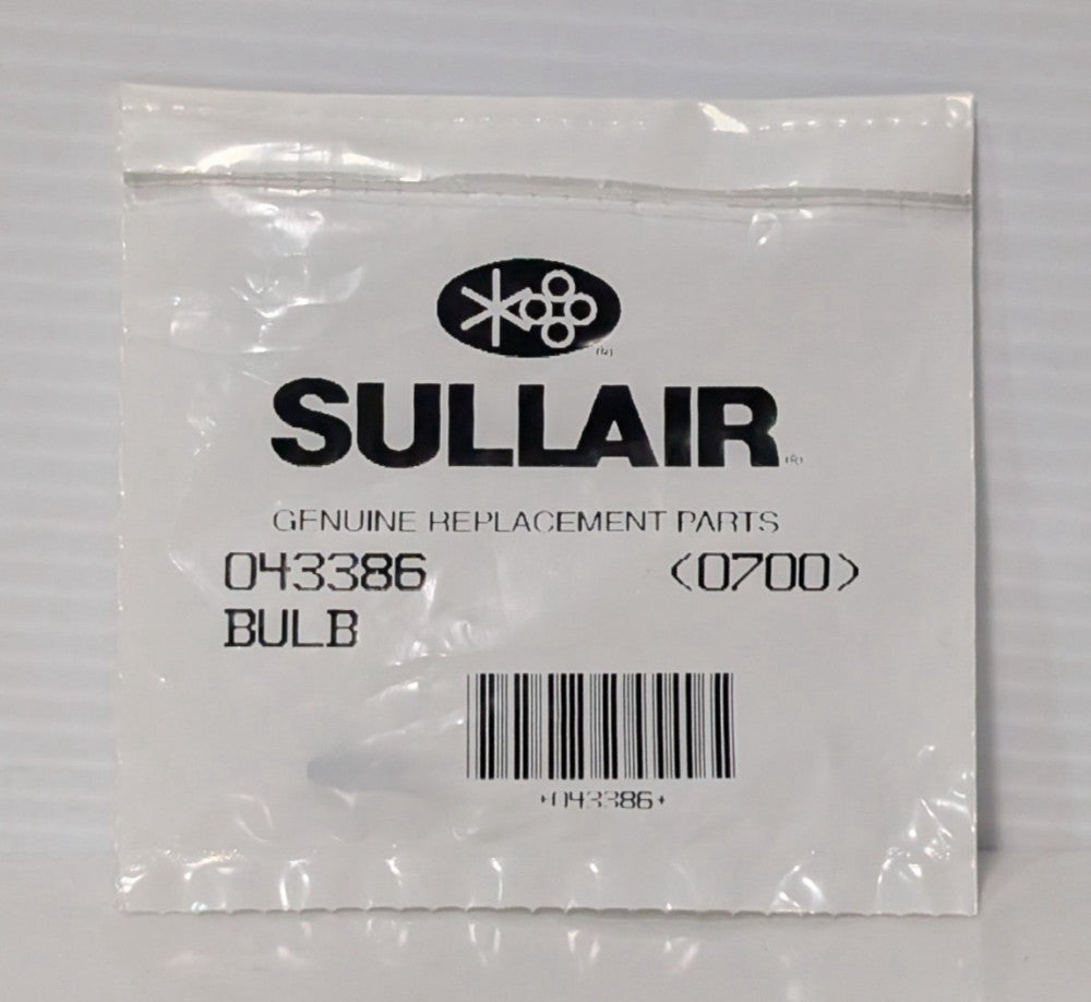 Sullair 043386 Genuine Air Compressor Replacement Part Bulb, New in Package