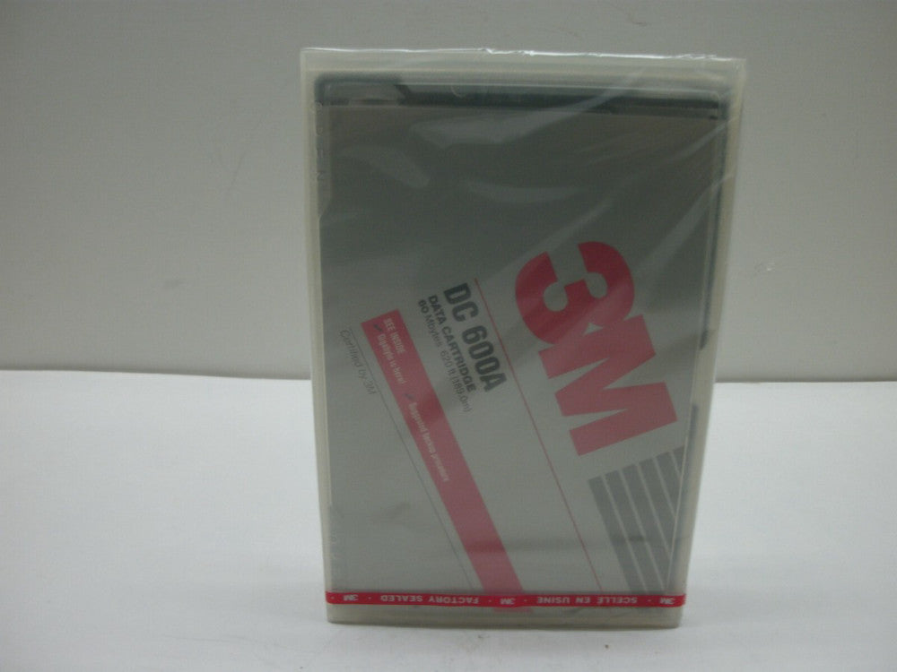 3M DC 600A DATA CARTRIDGE 60 MBYTES 620 FT (189.0m) FACTORY SEALED NEW IN BOX