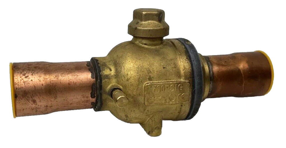 KeepRite Refrigeration Ball Valve 700 PSIG 48 Bar 218BVT 211028 NOS