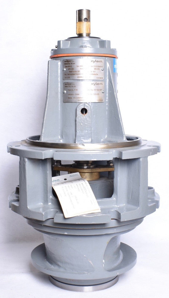 Xylem Flygt NSYV Model 300 Vertical Non-Clog WasteWater Pump  37213-03BKPO-P