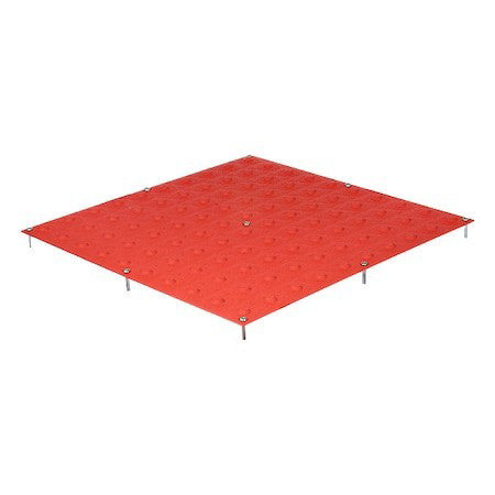 Tuftile Gv246016-Um-Brd-1 Detectable Warning Tile Steel Brick Red, 60 In W X 24