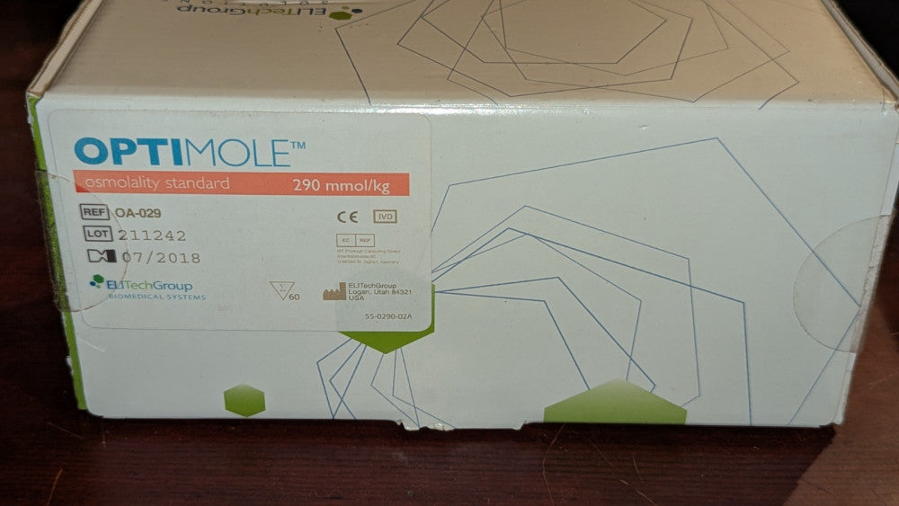 ELITechGroup OPTIMOLE™ Osmolality Standard OA-029 47x0.4mL DATED 2018