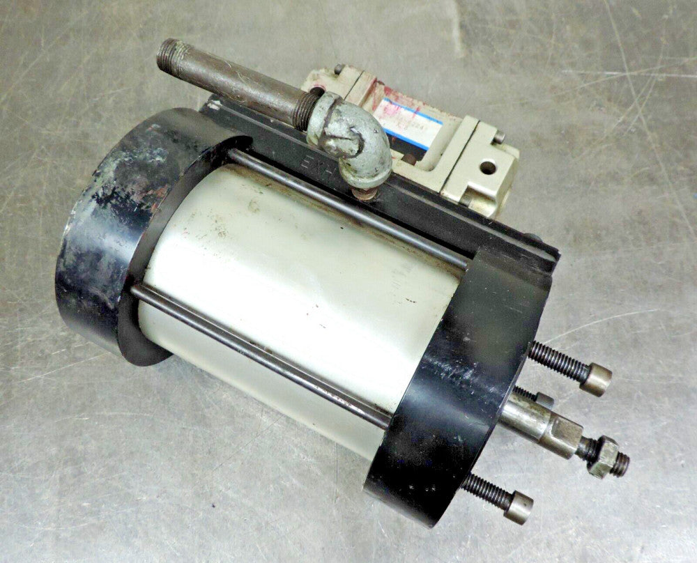 Pyles Pump Motor Cylinder w/ SMC VSA4224-X8 Air Piloted Valve