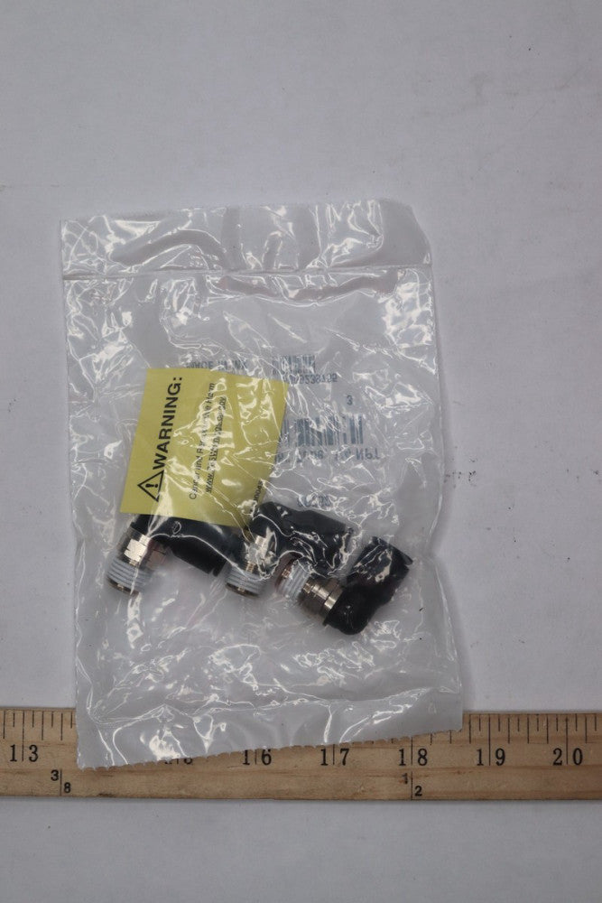 Lawson Compression Tube 90-Degree Elbow 316 Stainless Steel 3/8" x 1/4" 86762