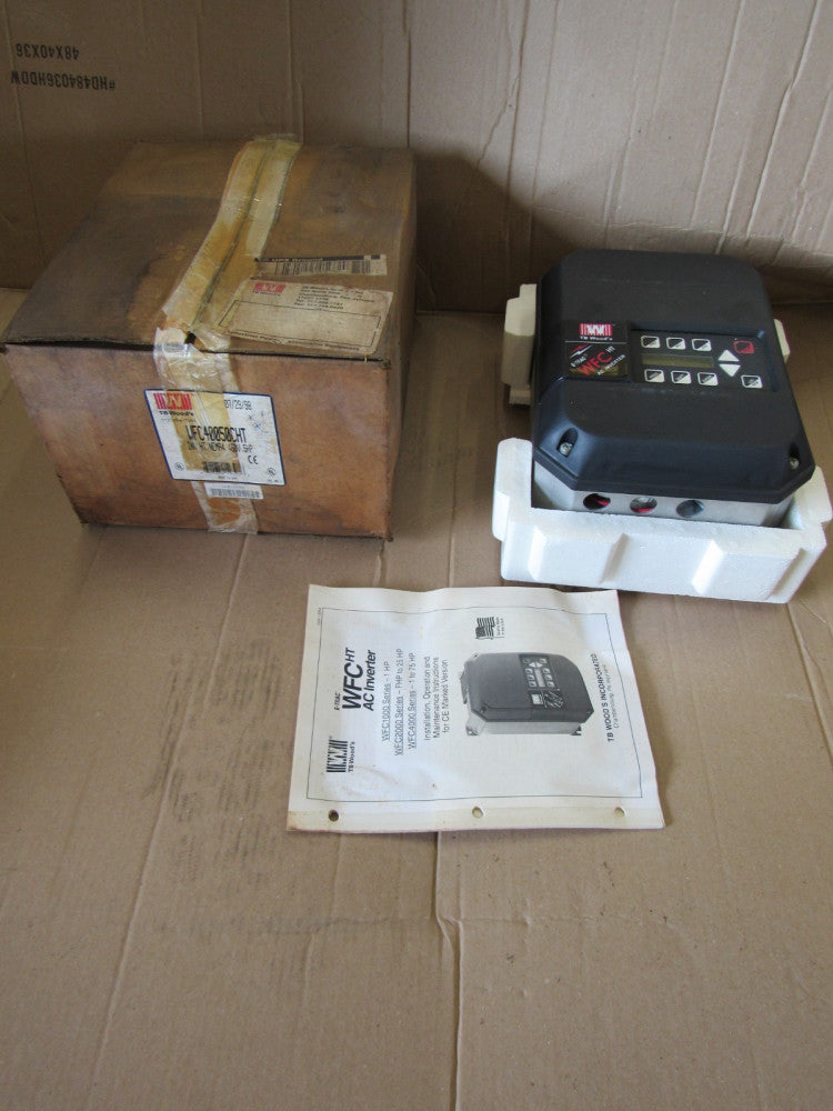 TB WOODS E-TRAC WFC4005-0CHT 460V 5HP 9.9A 7.2KVA AC INVERTER NEW IN BOX !! M/O