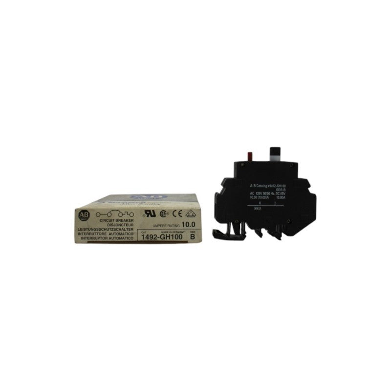ALLEN BRADLEY 1492-GH100 125V 10.0A SER. B (GY/BL) NSMP