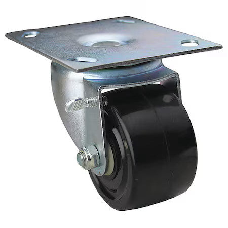 Zoro Select P10s-Ph030r-14-Sb-001 Plate Caster,Swivel,Phenolic,3 7/8"H