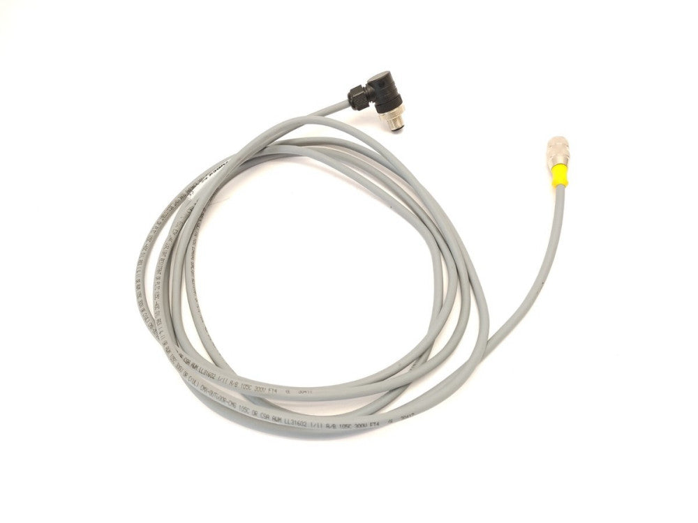 Turck RK 4.4T-3/S618 Actuator & Sensor Cordset M12 F To M Angle 9FT U0888-43