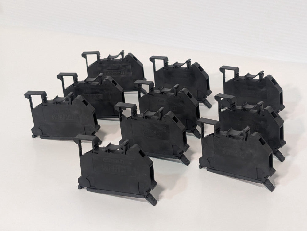 Lot of 10: Phoenix Contact UK5-HESI industrial fuse modular terminal blocks