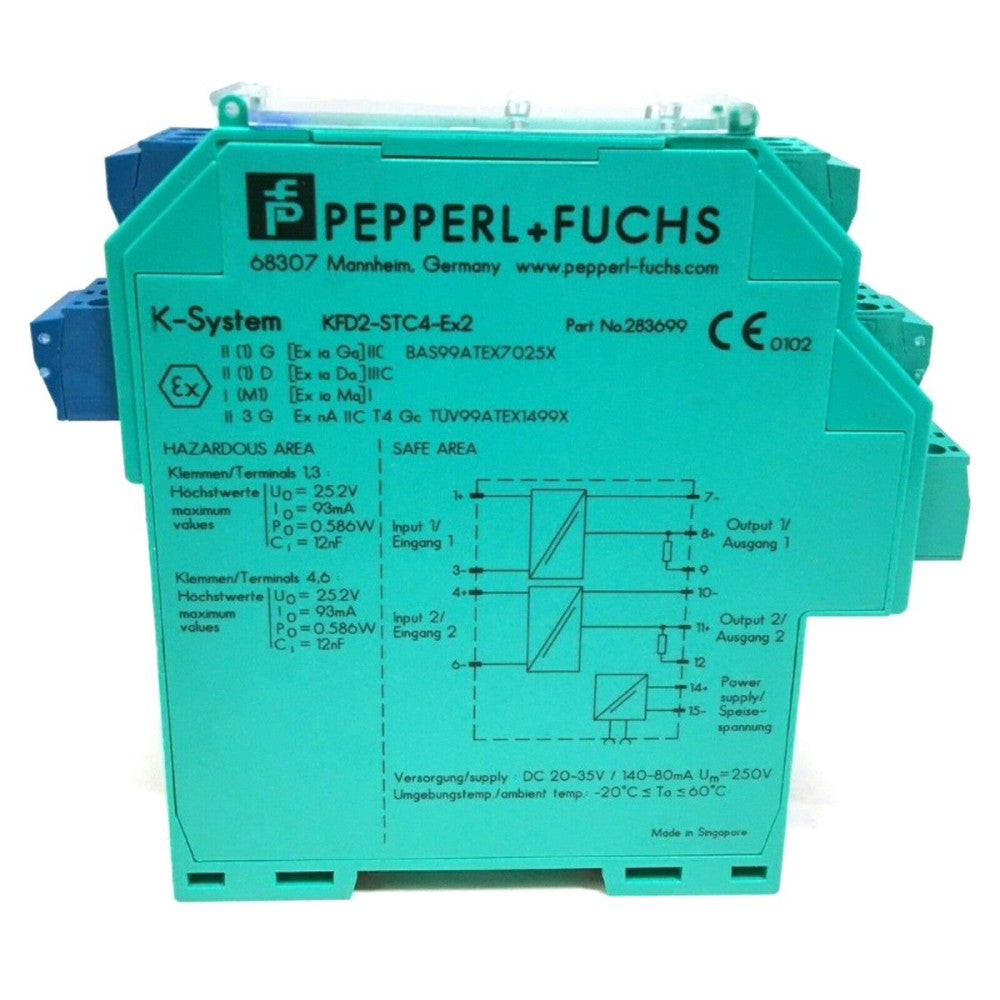 New In Box PEPPERL +FUCHS KFD2-STC4-EX2 SMART Transmitter Power Supply