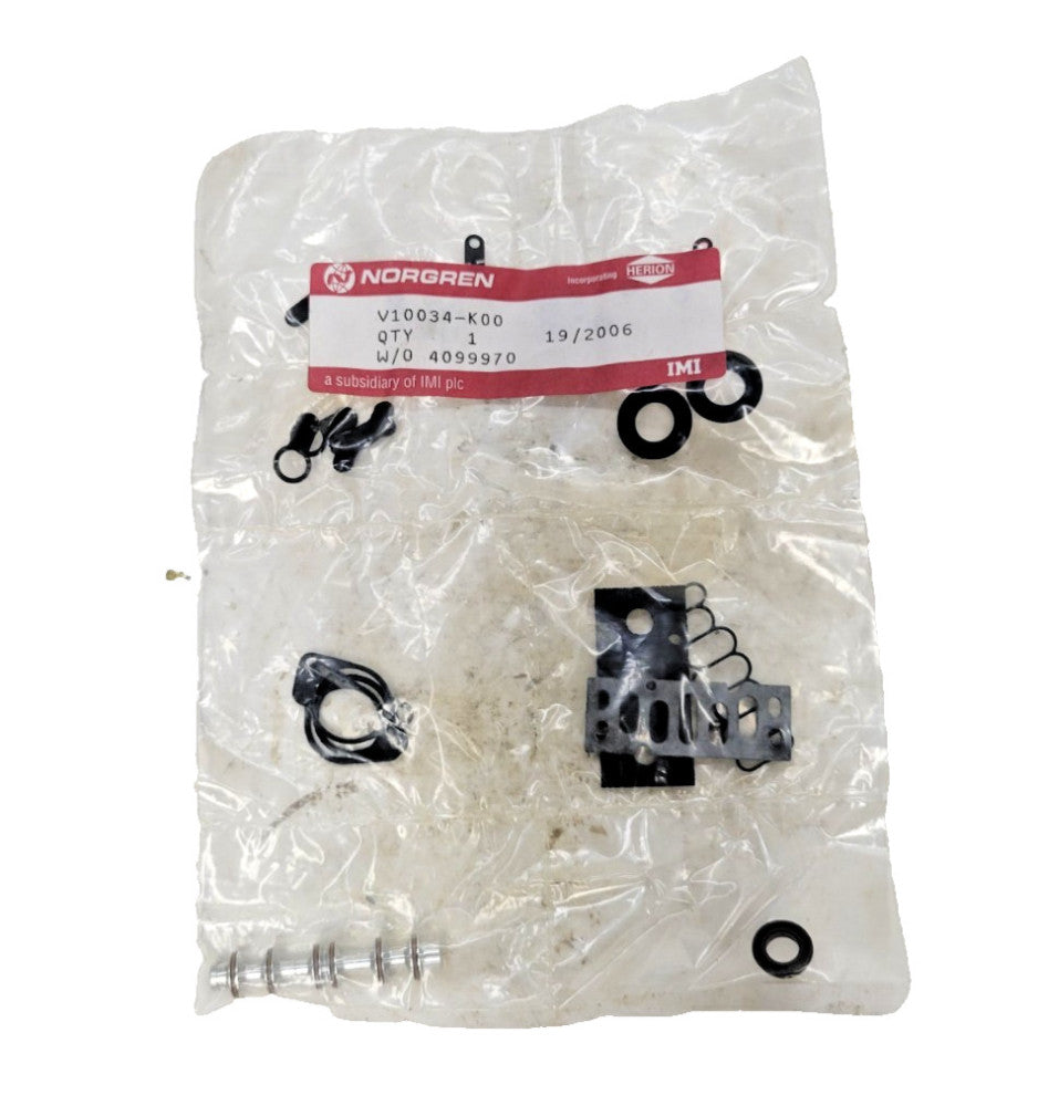 NORGREN NUGGET 40 VALVE REPAIR KIT V10034-K00 W/O 4099970 19/2006