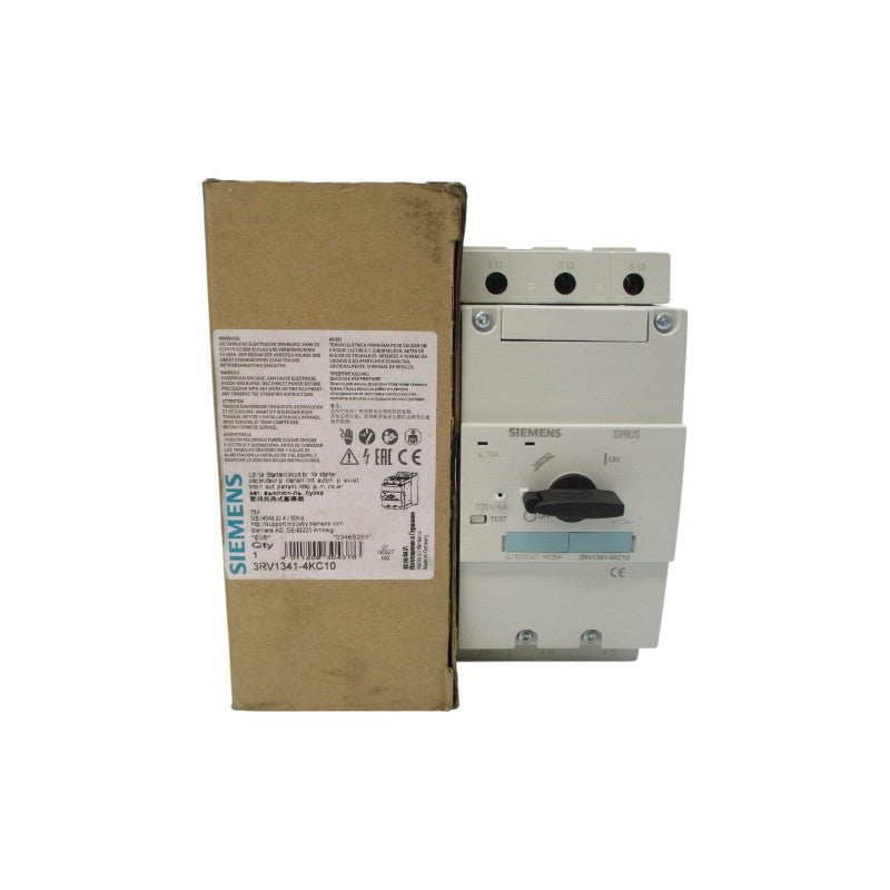 SIEMENS 3RV1341-4KC10 600VAC 75A NSMP