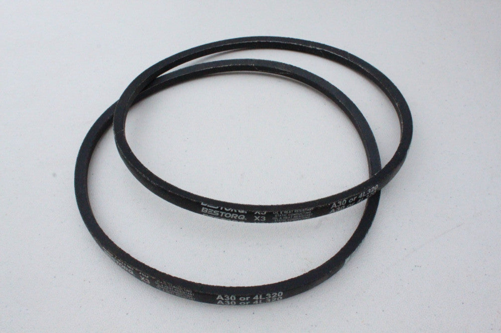(Lot of 2) BESTORQ X3, 4L320 OR A30 WRAPPED 4L V-BELT CLASSICAL