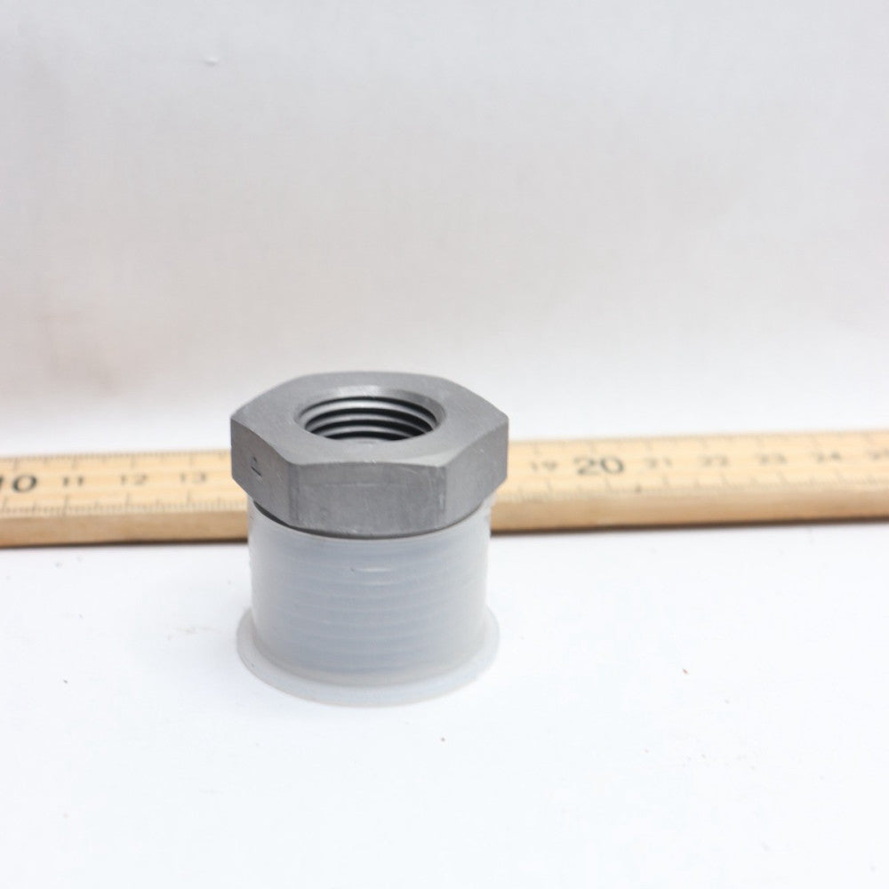 Parker Pipe Fitting Hex Bushing Steel 1-11 1/2" Male x 1/2-14 Female 1X12PTR-S