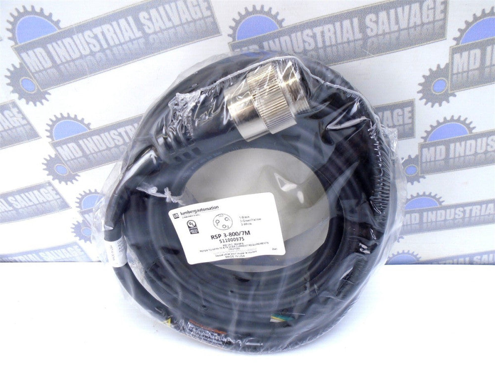 Lumberg Automation BELDEN - 511000975 RSP 3-800/7M 23ft 600V 1-3/8' Male 3-PIN