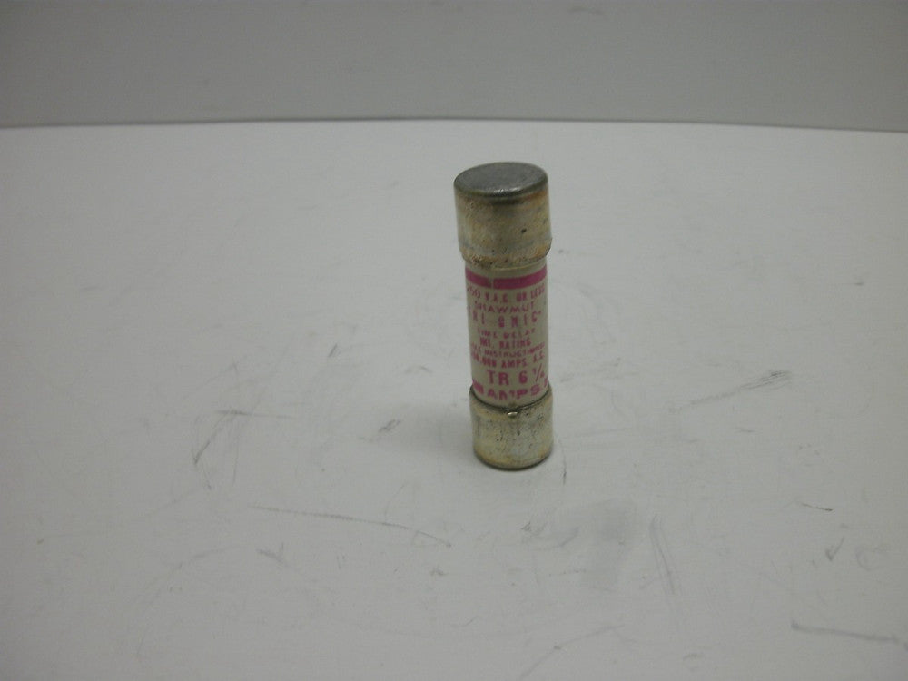 SHAWMUT TRI-ONIC TR 6-1/4 TIME DELAY FUSE 6-1/4 AMP 250V.A.C. OR LESS NEW NO BOX