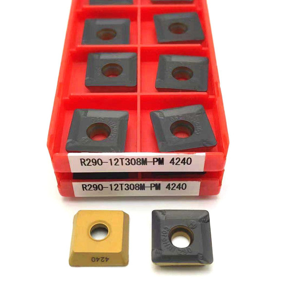 10PCS/New SANDVIK R290-12T308M-PM4240 Carbide Inserts