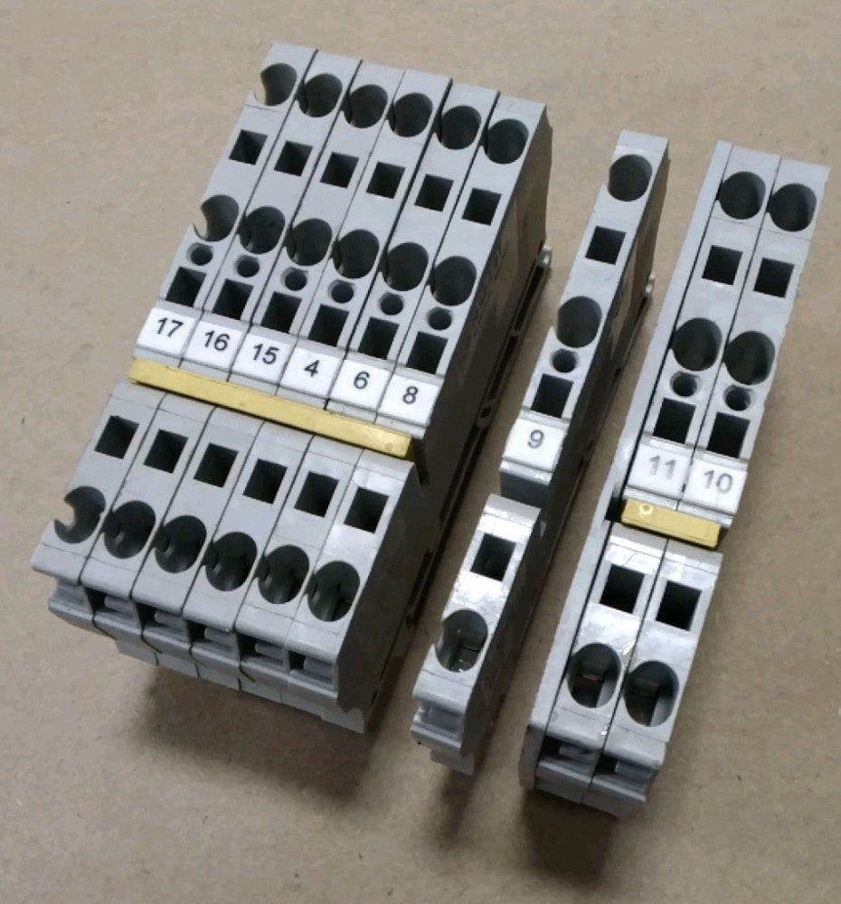 Allen-Bradley 1492-L4T Terminal Blocks Lot Of 9 G33