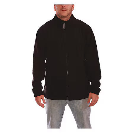 Tingley J72003 Men's Jacket, Polyester/Nylon, Zipper, Black, 4Xl