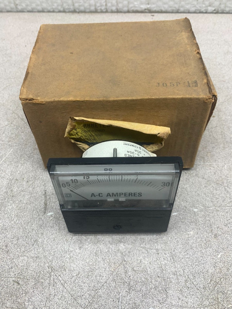 NEW IN BOX SQUARE D A.C. AMMETER CLE8-B3A30