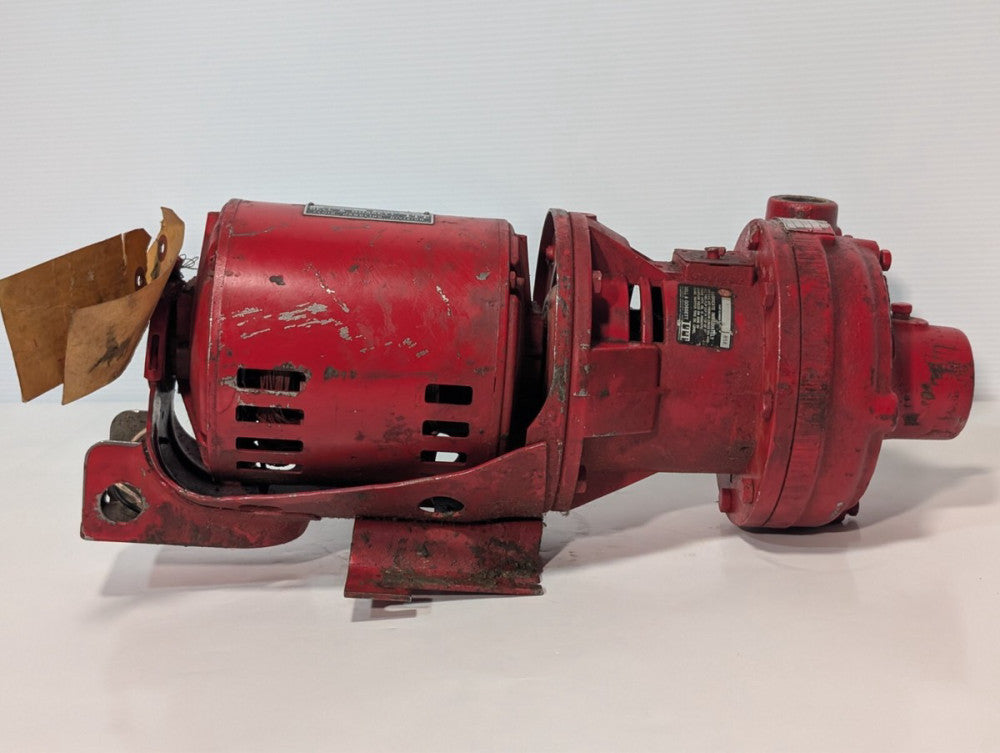 Bell & Gossett M97185 AC Motor 1/4 HP 1725 RPM 1 PH 115V 4.9A MRH24JX D58
