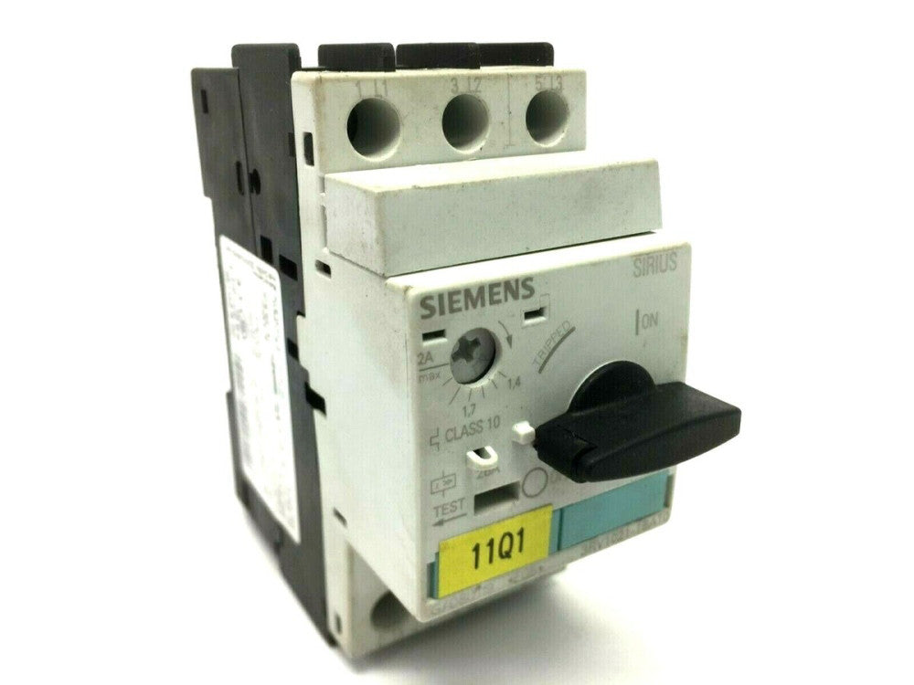 Siemens 3RV1021-1BA10 Size S0 Circuit Breaker 1.4-2A