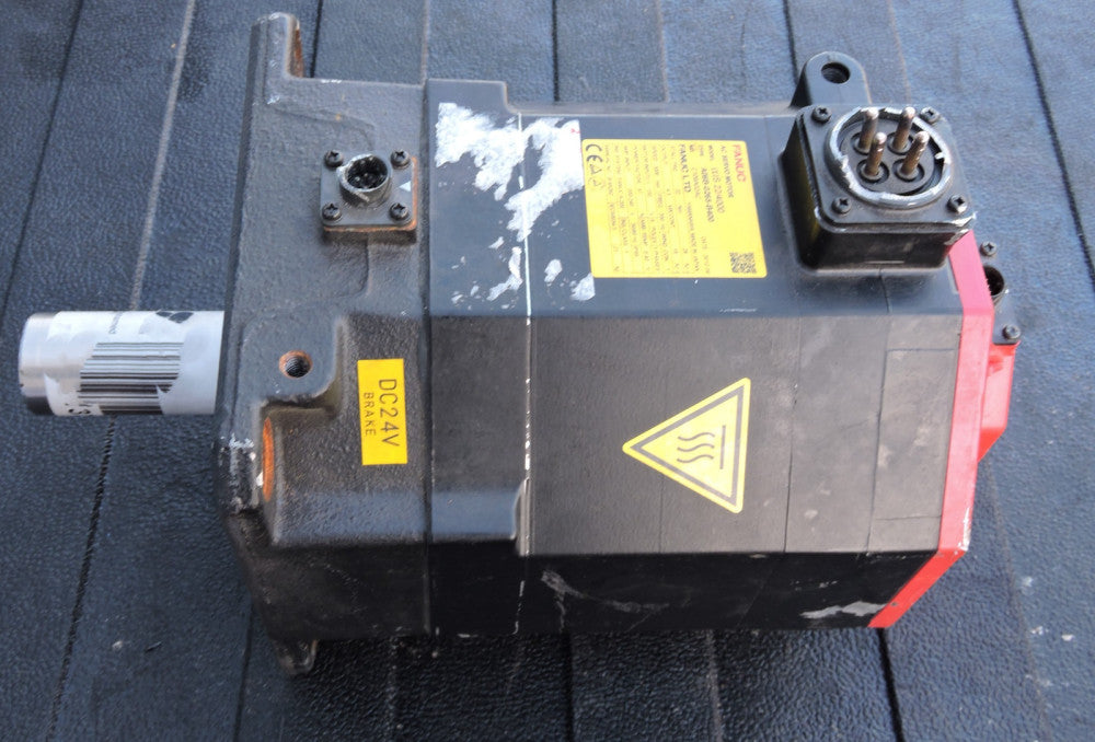 Fanuc AC Servo Motor A06B-0265-B400 w/ A860-2000-T301 Servo Motor Pulsecoder