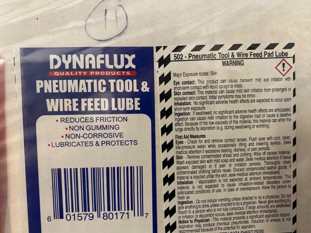 (11 Pack) Dynaflux Dynaflux Pneumatic Tool & Wire Feed Lube, 4 oz each (NEW)