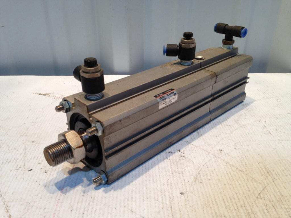 SMC CQ2B50-50+50DM-X636 cyl CQ2 COMPACT CYLINDER  dual stk, long,