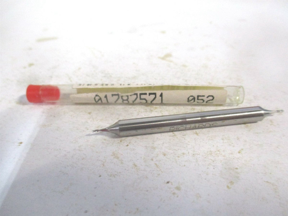 (541-0031) 1/32" x 3/32" x 3/16" x 2-1/4" OAL Cobalt 2 Flute Ball End Mill 