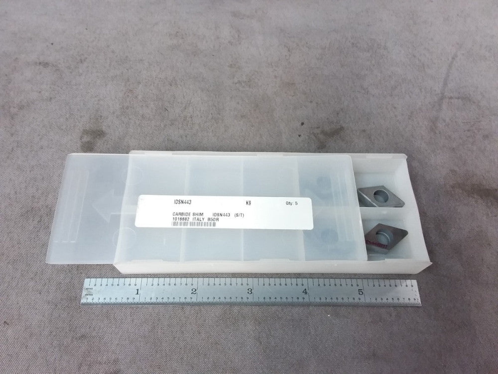 Lot 4x Kennametal Carbide Insert Lathe Shim IDSN443 K9