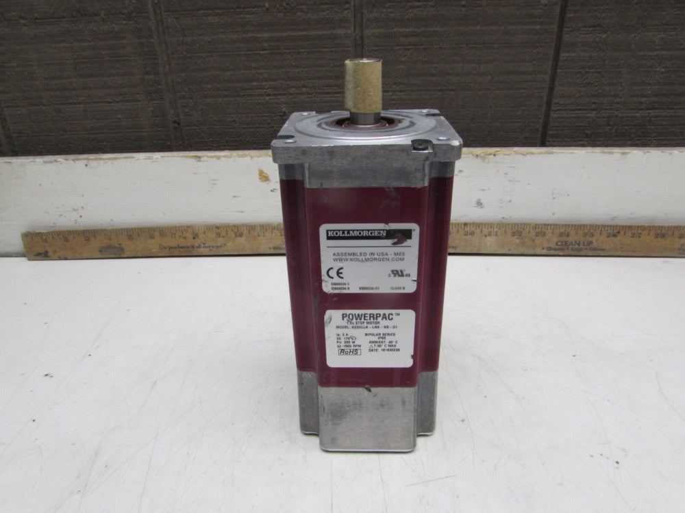 KOLLMORGEN K33HLLK-LNK-NS-01 ,STEPPER MOTOR, 3A,170V,1500RPM, N/NIB! MAKE OFFER!