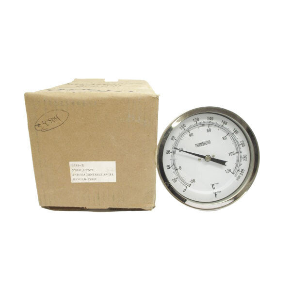 THERMOMETER B5A4-II 0-250'F 1/2" STEM4 NSMP