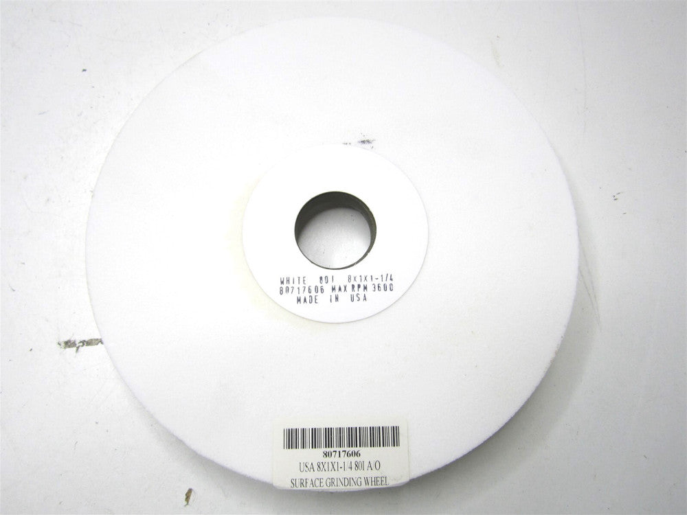 Grier Abrasives (80717606) 8" x 1" 1-1/4" Arbor, 80 Grit Surface Grinding Wheel
