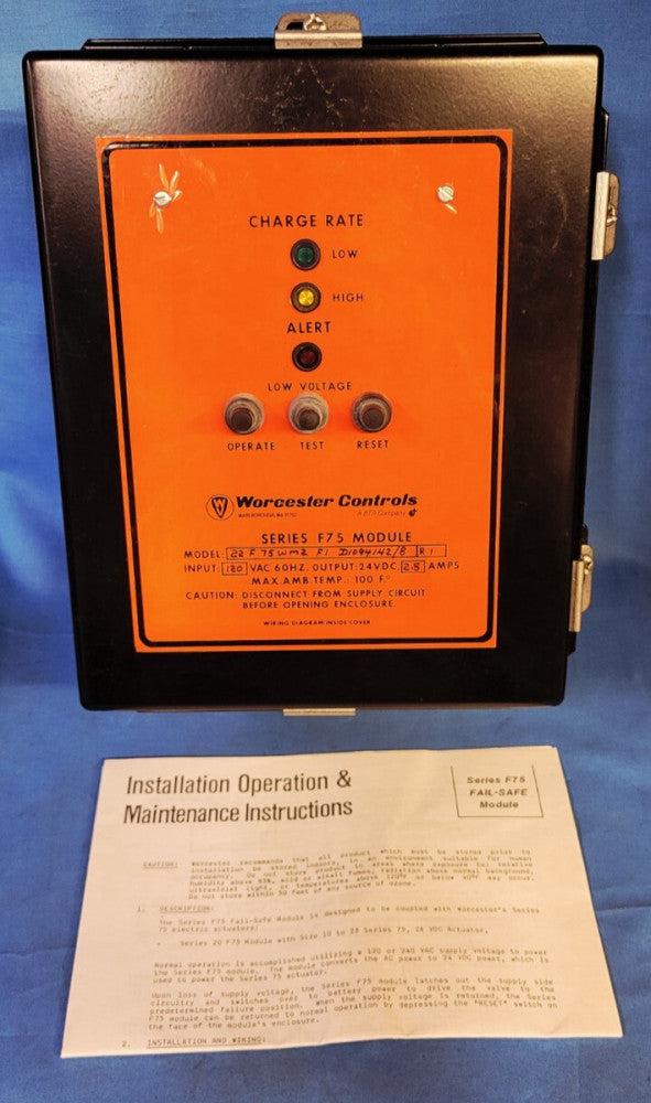 WORCESTER CONTROLS SERIES F75 FAIL SAFE MODULE