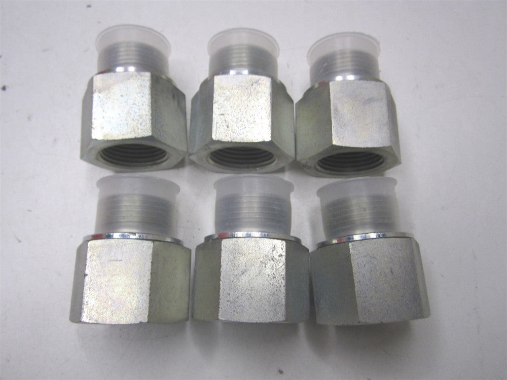 Voss (PB 1212) 3/4" x 3/4" MBSPP x FNPT Industrial Pipe Adapter - Lot of 6