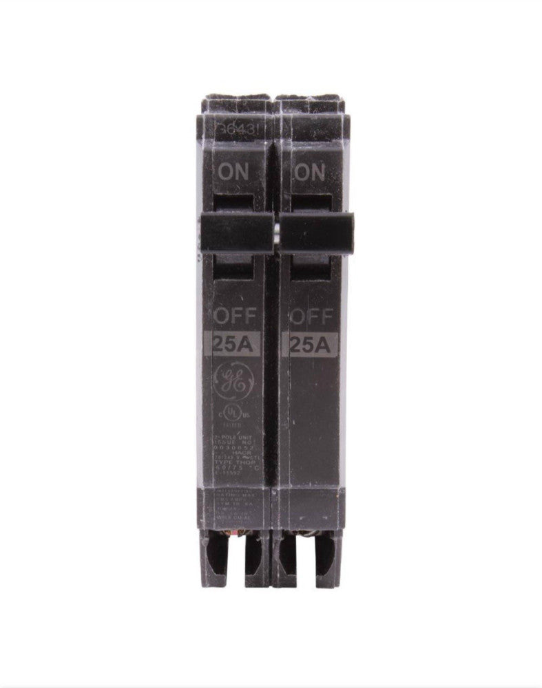 GE Q-Line 25-Space Amp 1 in. Double-Pole Circuit Breaker (THQP225)