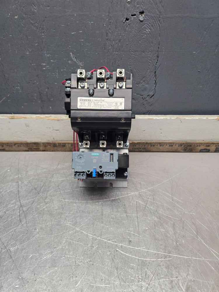 SIEMENS SIZE 3 STARTER 14HU†32A*, W/3UB8133-4GW2, 110/220V COIL, MAKE OFFER!