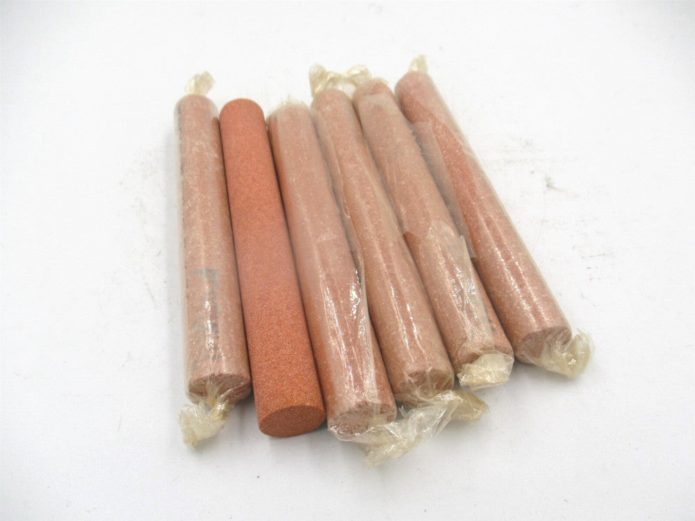(1882321) 1/2" Medium Aluminum Oxide Round Finishing Stick - Lot of 6