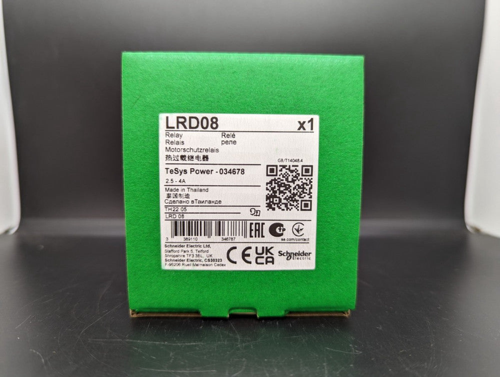Square D LRD08 2.5-4A Overload Relay NEW IN BOX USA