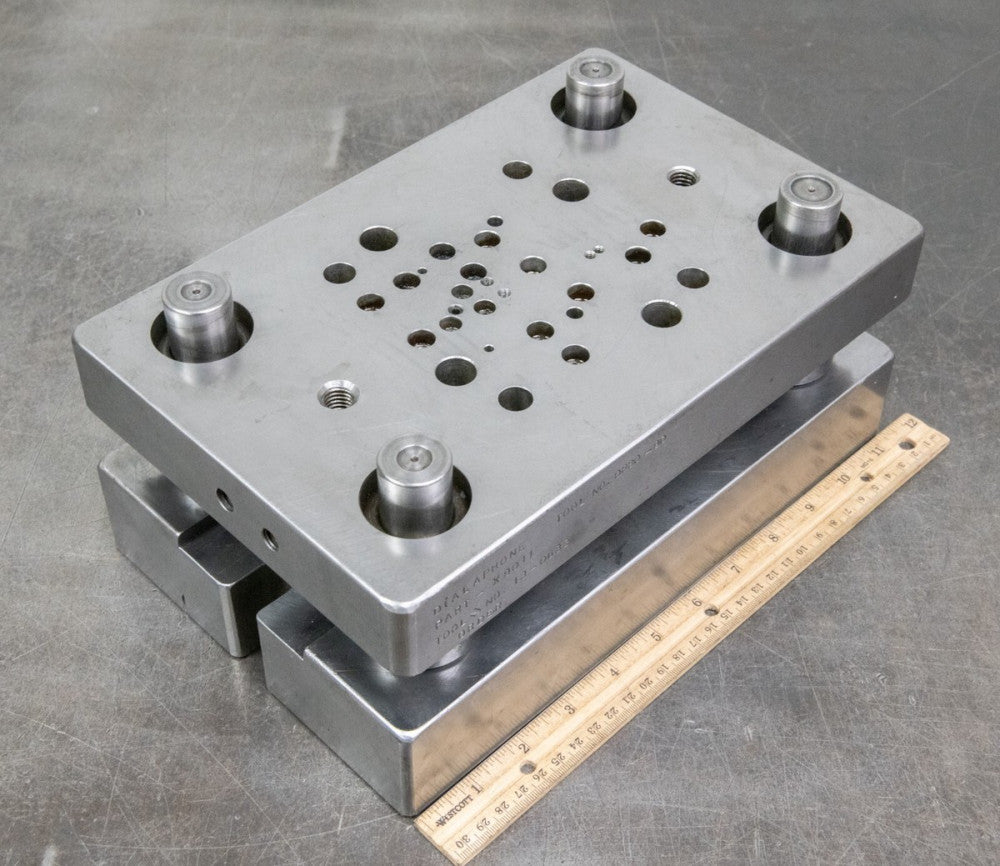 Lempco Punch Press Die Shoe Tooling Four Post Pneumatic Arbor Press Die Frame