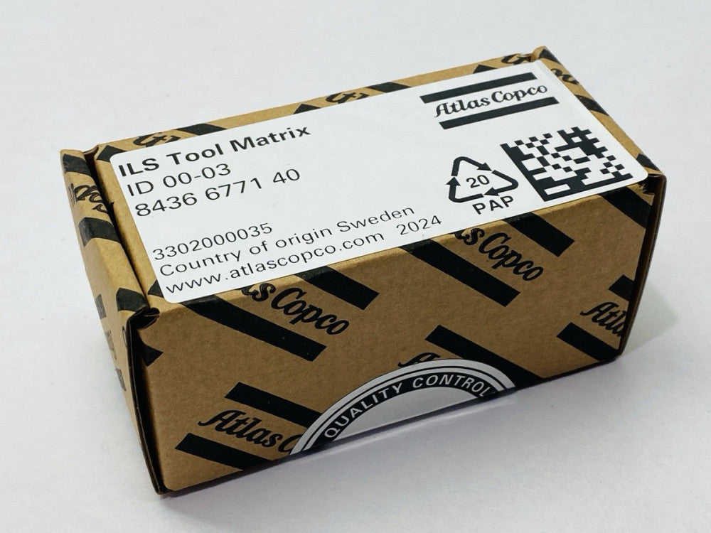 Atlas Copco 8436 6771 40 ILS Tool Matrix ID 00-03