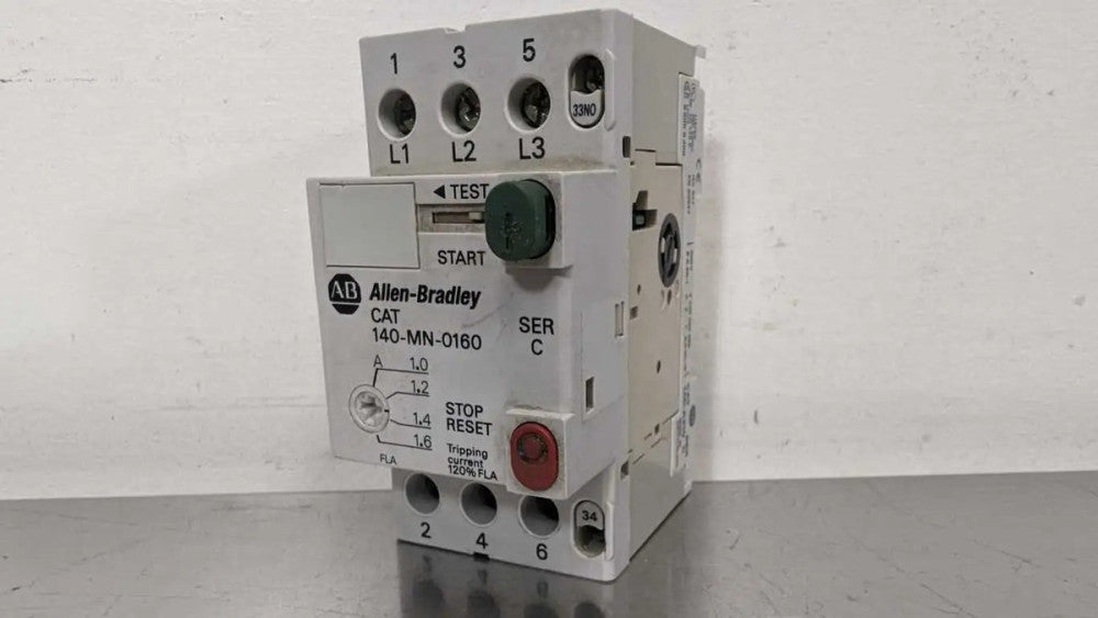 Allen-Bradley 140-MN-0160 140-A210 Manual Motor Starter Circuit Breaker Ser C 1.
